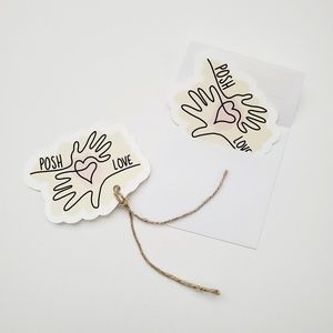 LB063 NOTE CARDS Custom Poshmark Thank You Cards Shipping Supplies  [Price Firm]